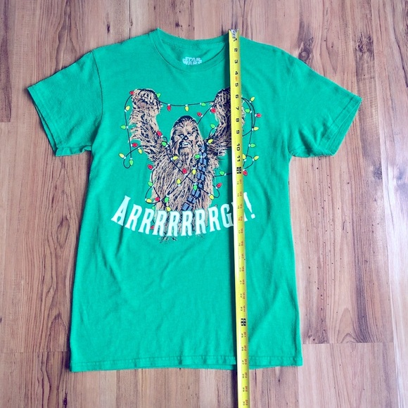NEW FIFTH SUN STAR WARS Chewbacca Shirt Small Green Men’s UNISEX NWOT - Picture 5 of 12